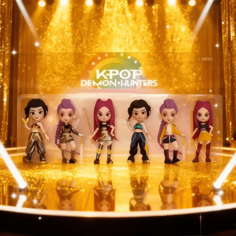 6PCs Anime Collectible Statues